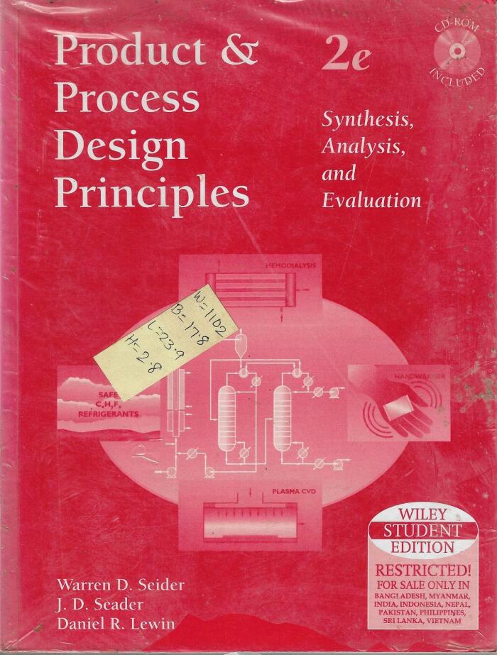 PRODUCT & PROCESS DESIGN PRINCIPLES