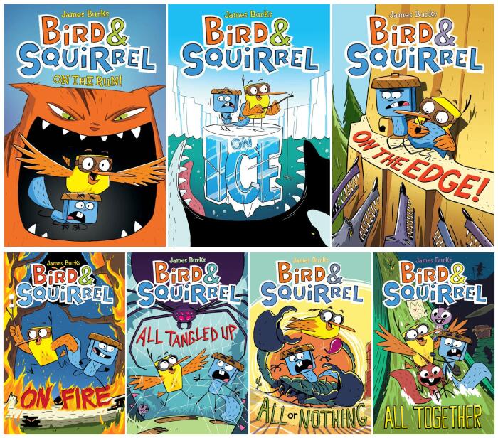 NEW! Bird & Squirrel Series 7 Books Set