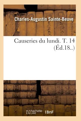 Causeries du lundi. T. 14