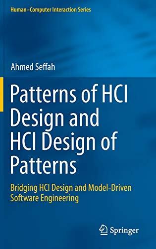 Patterns of HCI Design and HCI Design of Patterns: Bridging HCI Design and Model-Driven Software Engineering