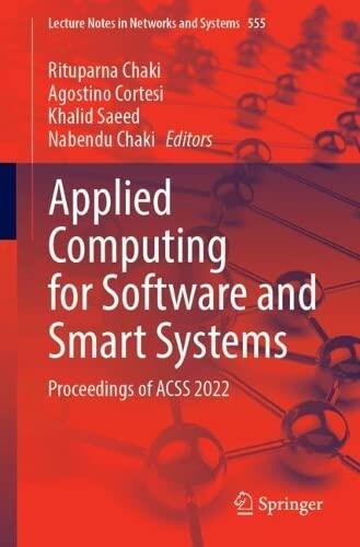 Applied Computing for Software and Smart Systems: Proceedings of ACSS 2022