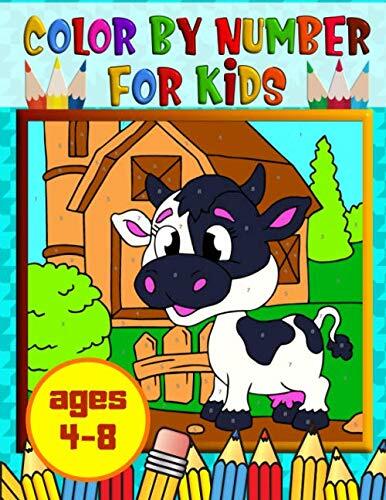 Color by Number for Kids Ages 4-8: 20 Drawings of Cute Animals for Boys and Girls from 4 to 8 Years (Series)