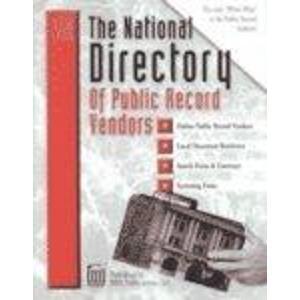 The National Directory to Public Record Vendors