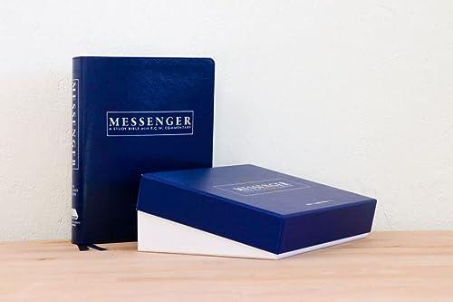 The NKJV Messenger Study Bible with Extensive Ellen G. White Commentary (Sapphire Silver)