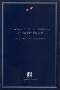 Filosofia E Critica Della Filosofia Nel Pensiero Ebraico