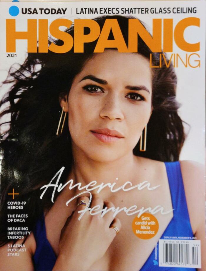 USA Today Hispanic Living Magazine Issue 54 America Ferrera [Single Issue Magazine]