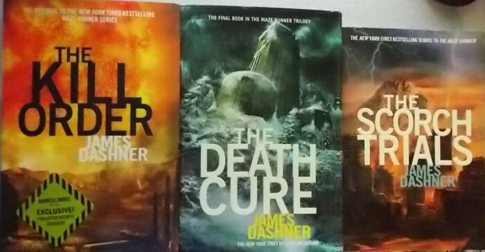 Maze Runner Series The Scorch Trials, The kill Order, The Death Cure