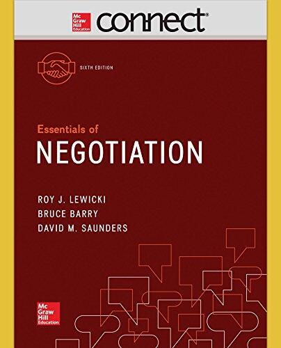Connect Access Card for Essentials of Negotiation