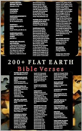 200 Bible Verses Proving A Flat Stationary Earth