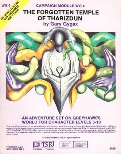 The Forgotten Temple of Tharizdun, Advanced Dungeon and Dragons Module Wg-4