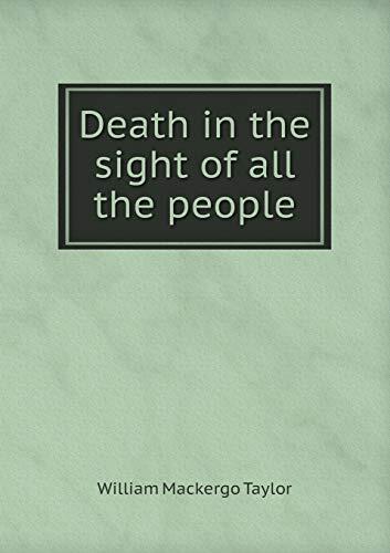 Death in the sight of all the people