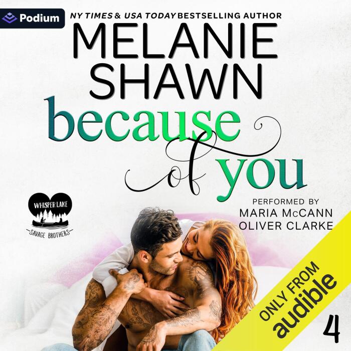 Because of You: Whisper Lake: Savage Brothers, Book 4