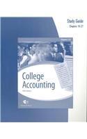 Study Guide and Working Papers (Chapters 16-27 for College Accounting, 19th Edition)