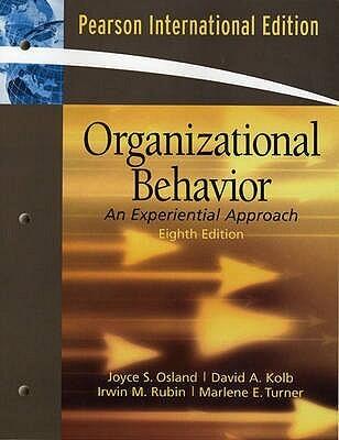 Organizational Behavior: An Experiential Approach.