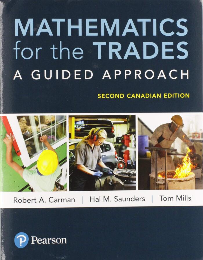 Mathematics for the Trades: A Guided Approach, Canadian Edition