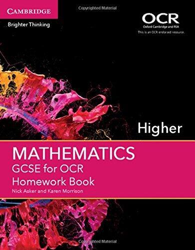 GCSE Mathematics for OCR Higher Homework Book (GCSE Mathematics OCR)