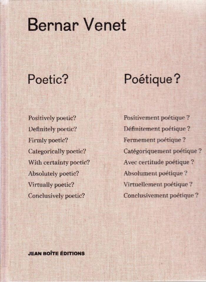 Poetic ? Poétique ? - anthologie 1967-2017