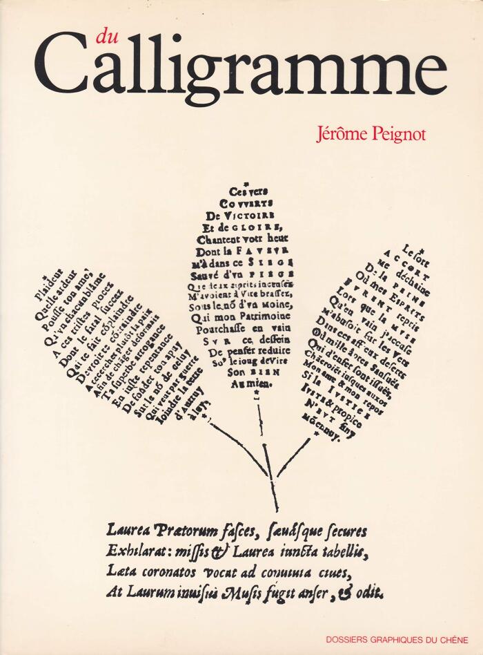 Du Calligramme (Dossiers graphiques du Chêne)