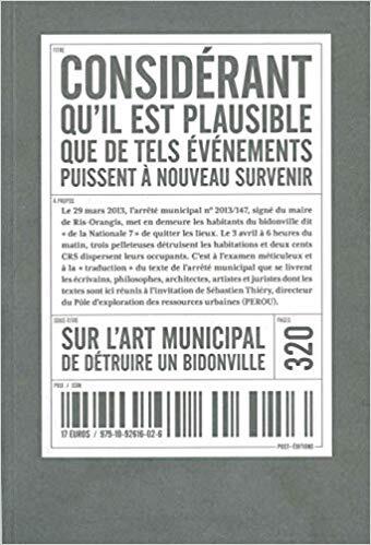 Considérant qu'il est plausible que de tels évènements puissent à nouveau survenir