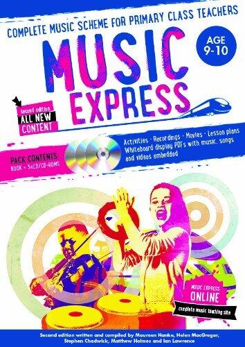 Music Express: Age 9-10 (Book + 3CDs + DVD-ROM): Complete Music Scheme for Primary Class Teachers