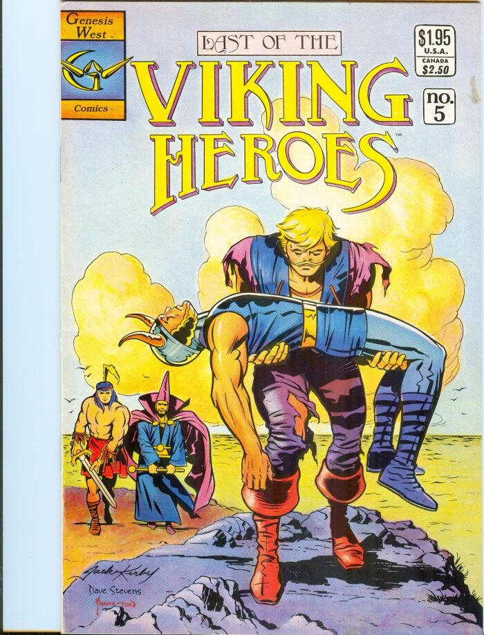 Last of the Viking Heroes #5 June 1988 Kirby CVR