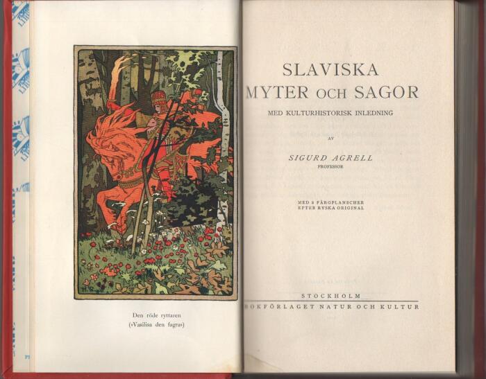 Slaviska Myter och Sagor, med Kulturhistorisk Inledning