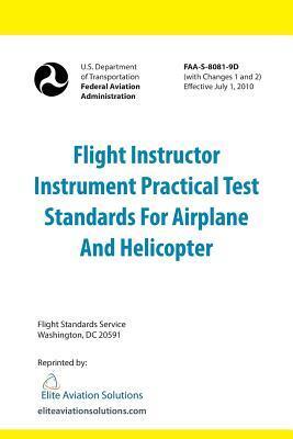 Flight Instructor Instrument Practical Test Standards For Airplane And Helicopter