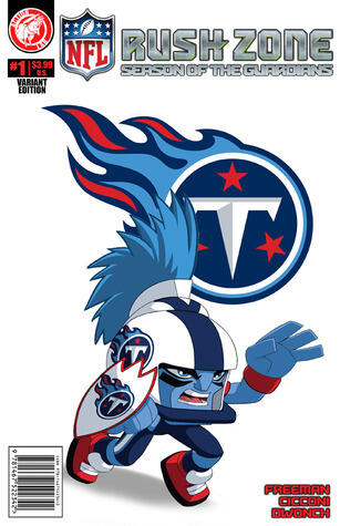 NFL Rush Zone: Season Of The Guardians #1 - Tennessee Titans Cover