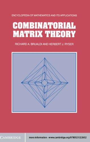 Combinatorial Matrix Theory