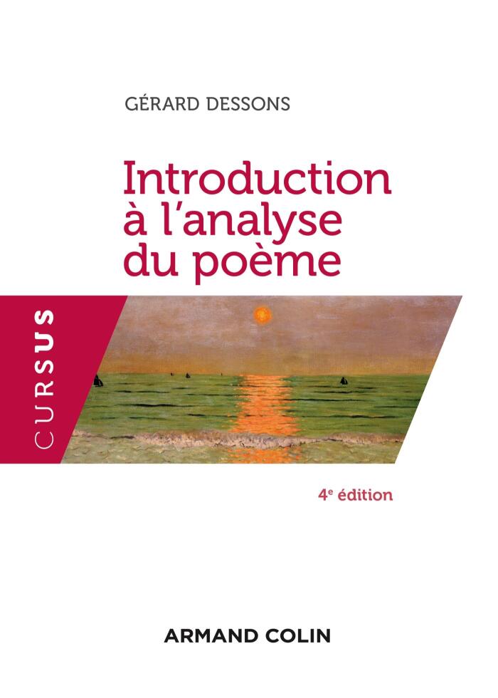 Introduction à l'analyse du poème - 4e éd. (Cursus)