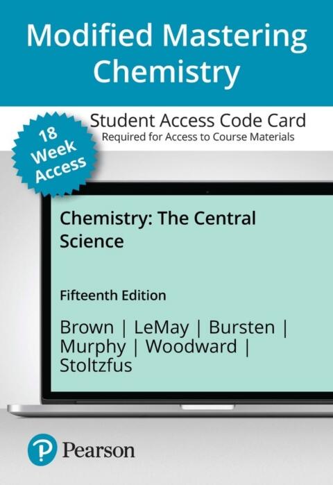 Chemistry: The Central Science (Modified Mastering Chemistry With Pearson eText Access Code)