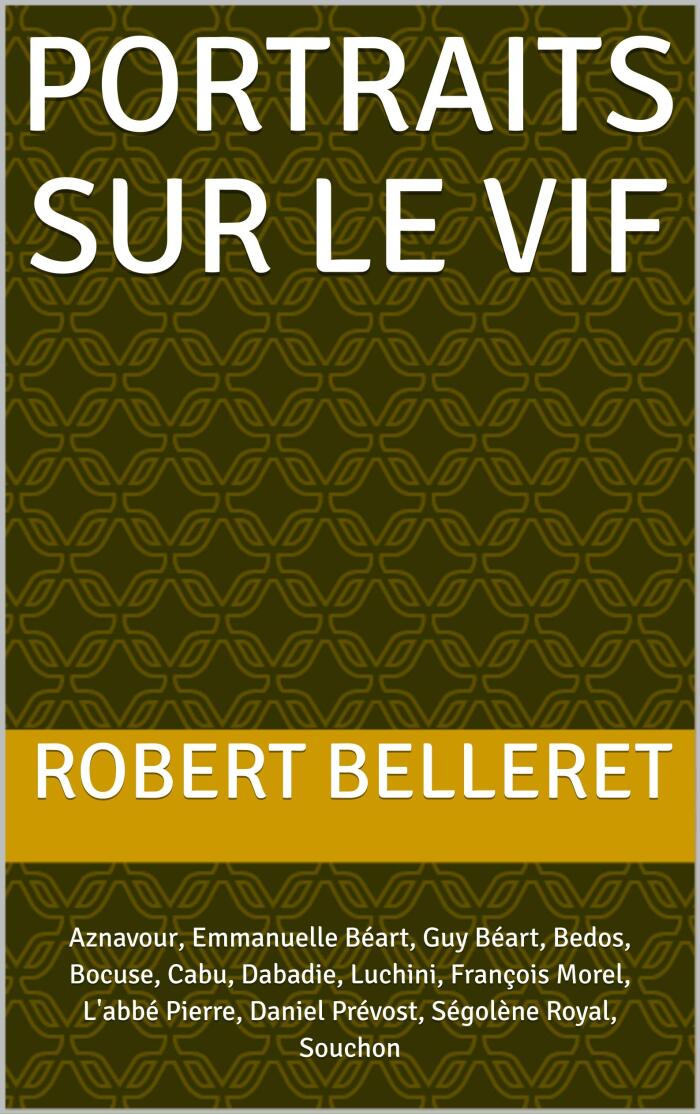 Portraits sur le vif: Aznavour, Emmanuelle Béart, Guy Béart, Bedos, Bocuse, Cabu, Dabadie, Luchini, François Morel, L'abbé Pierre, Daniel Prévost, Ségolène Royal, Souchon