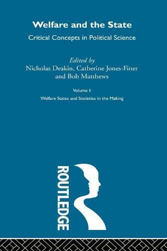 WELFARE:CRIT CONCEPTS Vol Ii