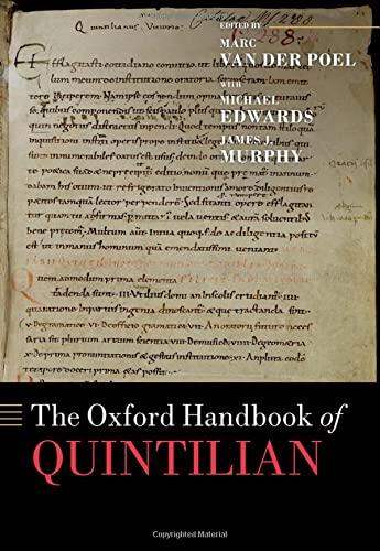 The Oxford Handbook of Quintilian