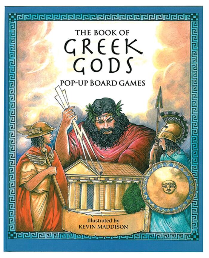 The Book of Greek Gods: Pop-Up Board Games