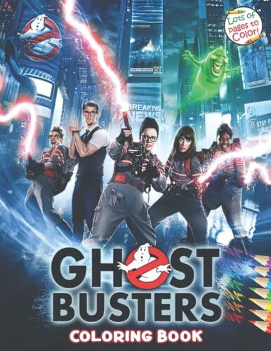 Ghóstbusters Coloring Book: Ghóstbusters Jumbo Coloring Book For Kids & Adults With High Quality Illustrations