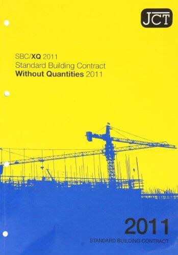 Jct 2010: Standard Building Contract Without Quantities