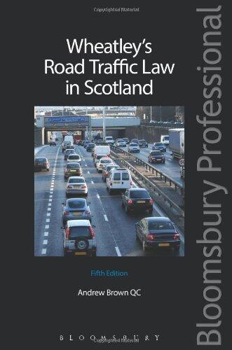 Road Traffic Law in Scotland (Fifth Edition)