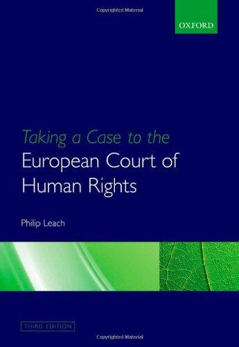 Taking a Case to the European Court of Human Rights