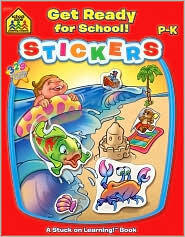 School Zone Preschool Sticker Learning Workbook: 64 Pages, Pre-K, Kindergarten, 324 Stickers, Shapes, Patterns, Alphabetical Order, ABC's, Numbers, Letters, Ages 3-5