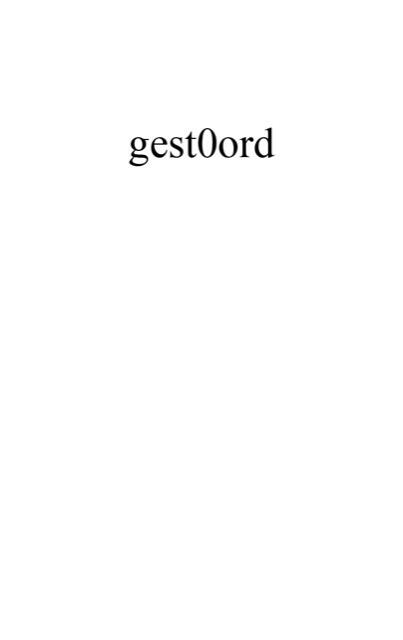 Gestoord
