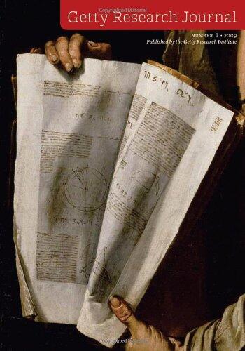 Getty Research Journal No. 1