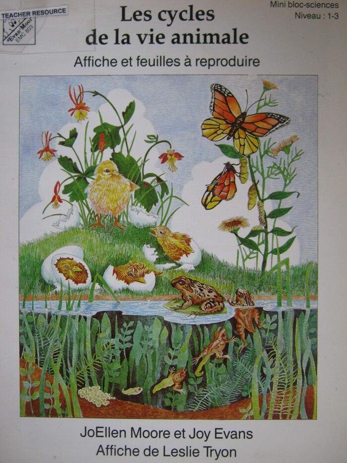 Les Cycles de La Vie Animale: Affiche Et Feuilles a Reproduire