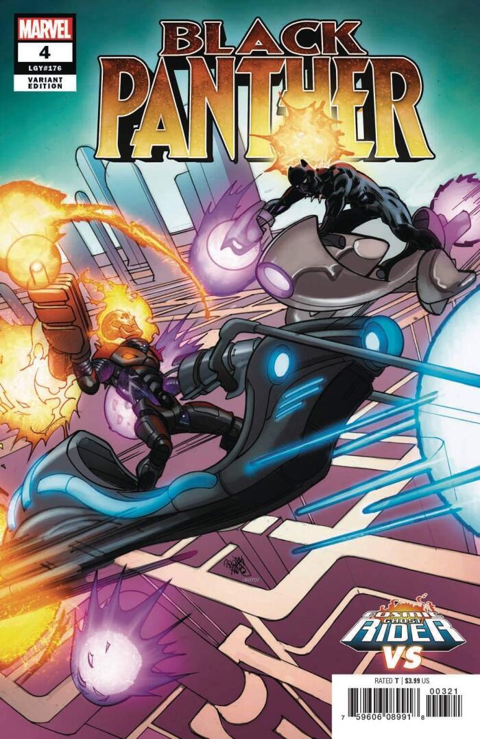 BLACK PANTHER #4 FERRY COSMIC GHOST RIDER VAR