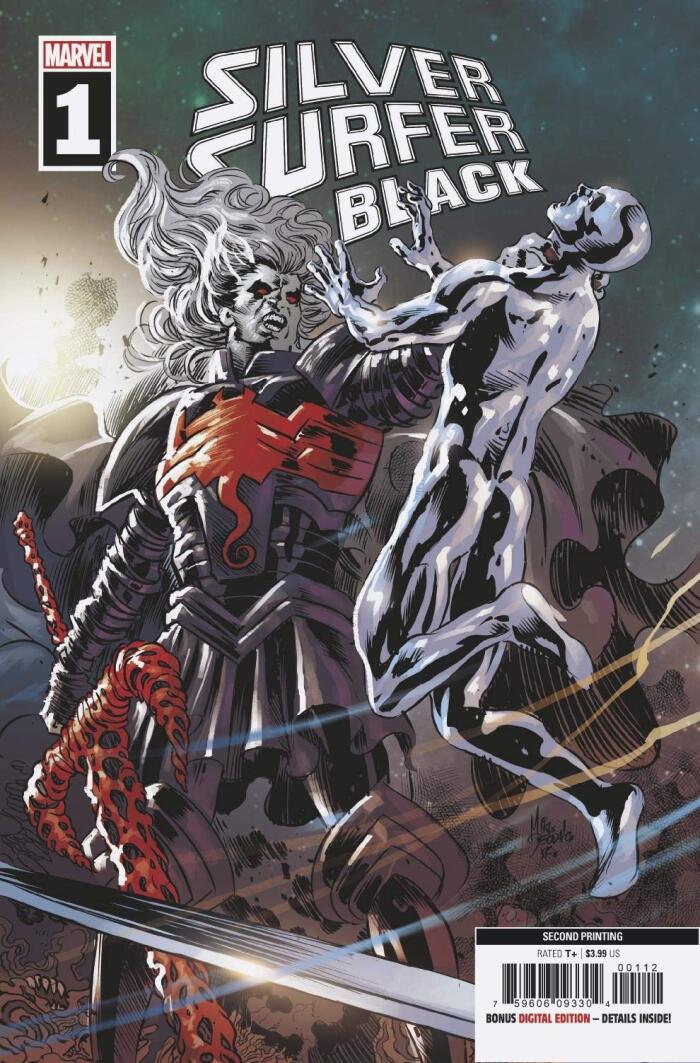 SILVER SURFER BLACK #5 Cian Tormey 1:200 Retailer Incentive Variant Knull Cover