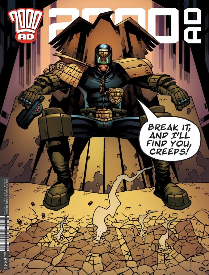 2000 AD Prog 2441 - Break it, and I'll find you, Creeps!