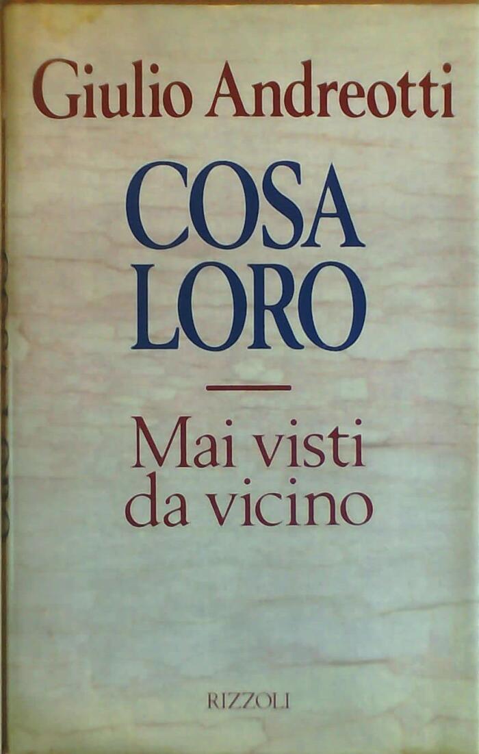 Cosa loro: Mai visti da vicino