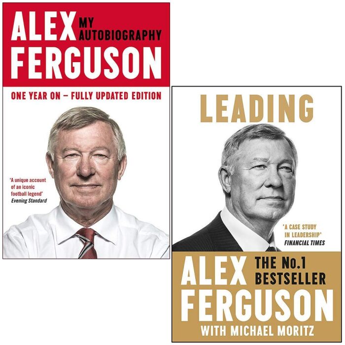 Alex Ferguson My Autobiography & Leading: Lessons in leadership from the legendary Manchester United manager By Alex Ferguson 2 Books Collection Set