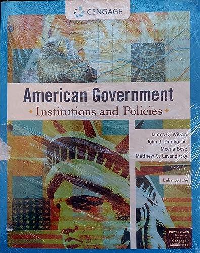 American Government (Institutions and Policies, Enhanced with Online Access)