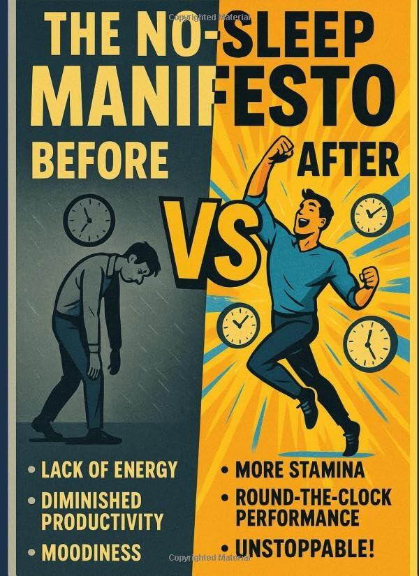 The No-Sleep Manifesto: How to Perform at 100% Without Sleeping